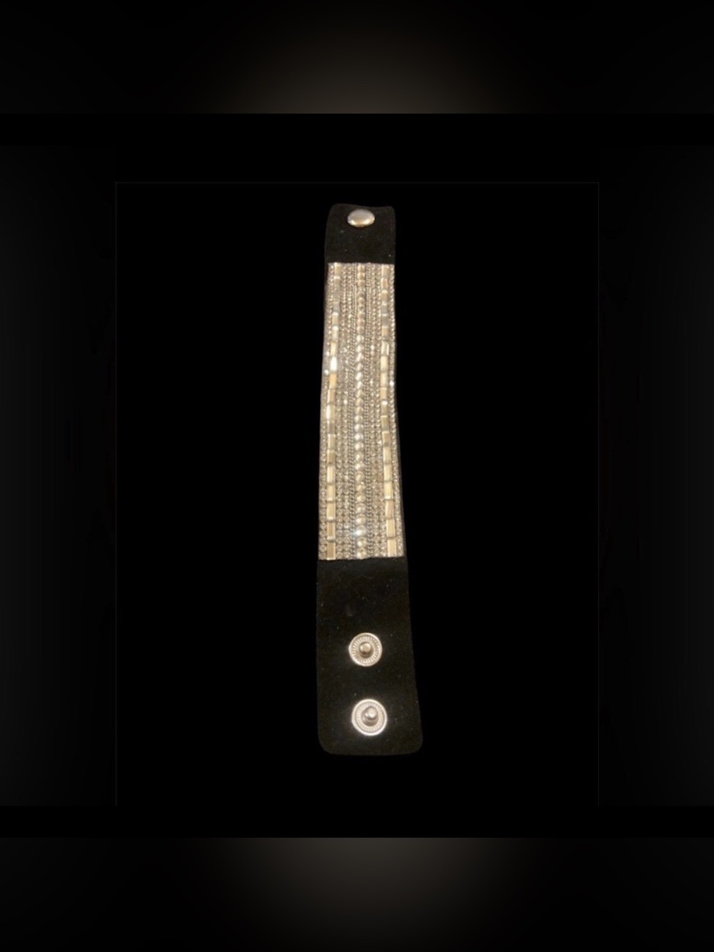 Black Blingy Wrap Bracelet #6896